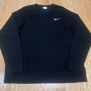 Nike Tiger Woods TW Knit Golf Sweater Black White